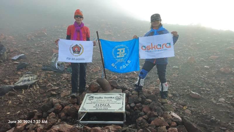  Dua Anggota PWI Jaya Menelusuri Jejak Yudha Sentika di Gunung Kerinci