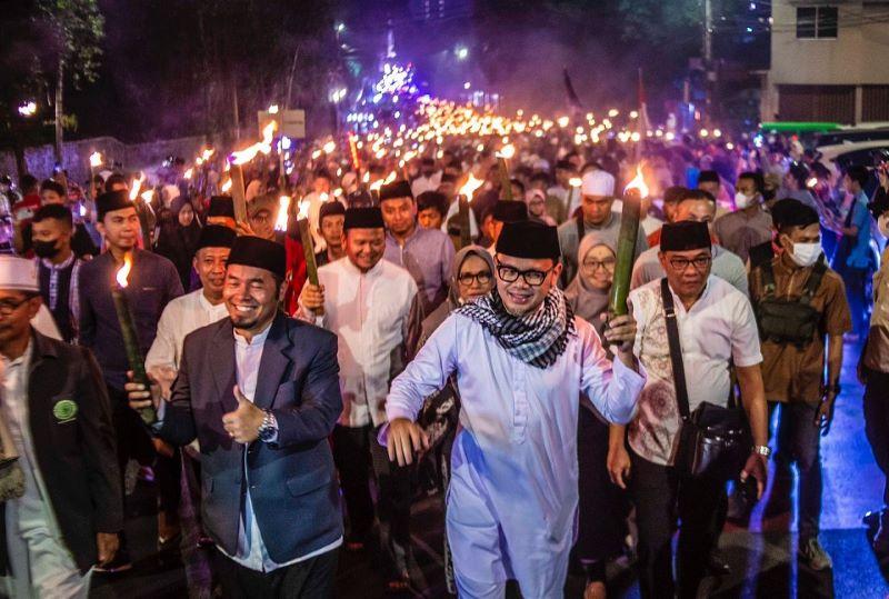  1.500 Orang Hadiri Pawai Obor Tahun Baru Islam di Kota Bogor