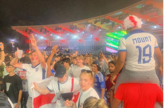  Inggris ke Final Piala Eropa 2024, Suporter: 