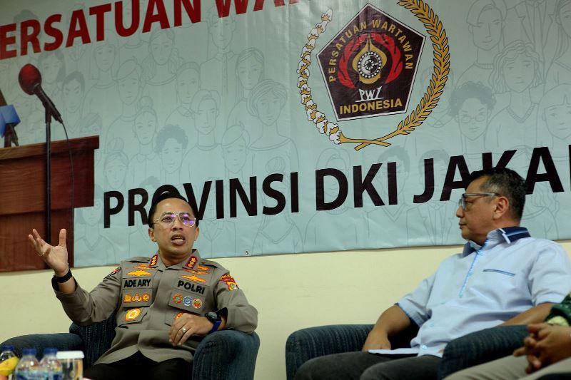  Perkuat Sinergi, Kabid Humas PMJ Berkunjung ke PWI Jaya