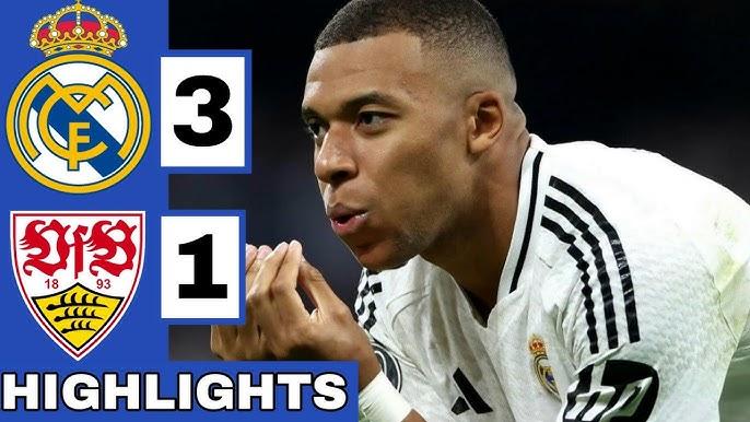  Mbappe Bawa Real Madrid Menang 3-1 Atas VfB Stuttgart