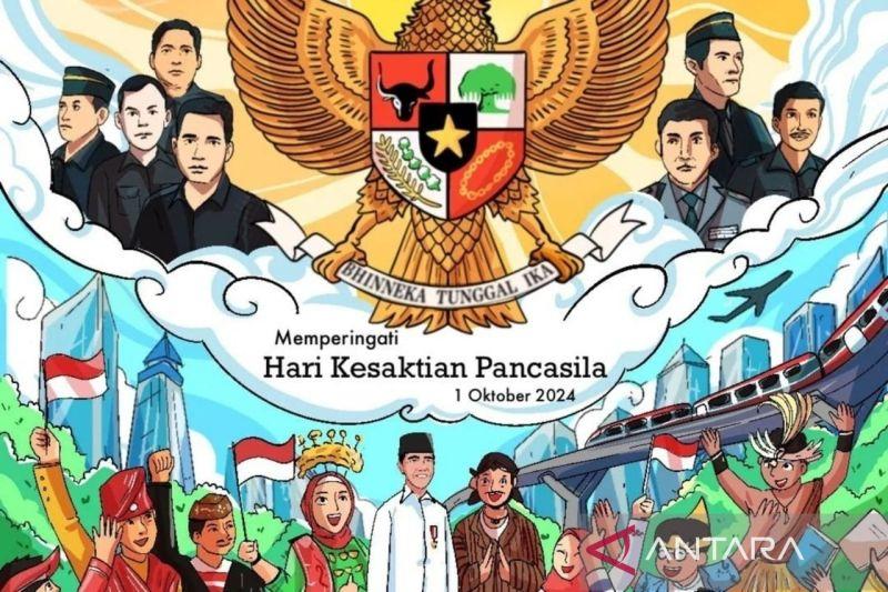  Presiden Ingatkan Kesaktian Pancasila bukan Hanya Warisan, Namun Amanah yang Harus Dijaga