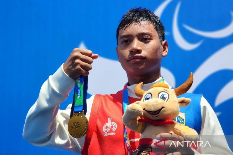  Rafi Syafar Pecahkan Rekor Nasional 400 Meter Gaya Bebas Putra di Peparnas Solo
