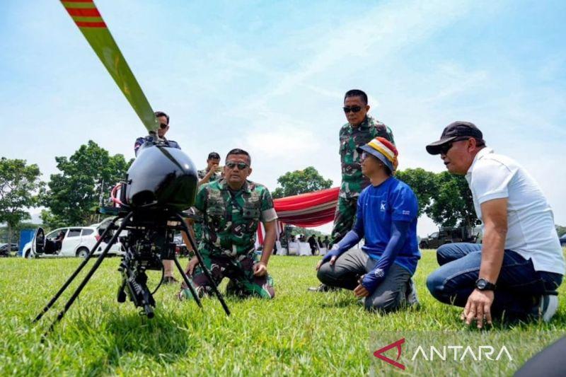  TNI AD Kembangkan Kemampuan Analisis Drone Heli dengan Teknologi AI