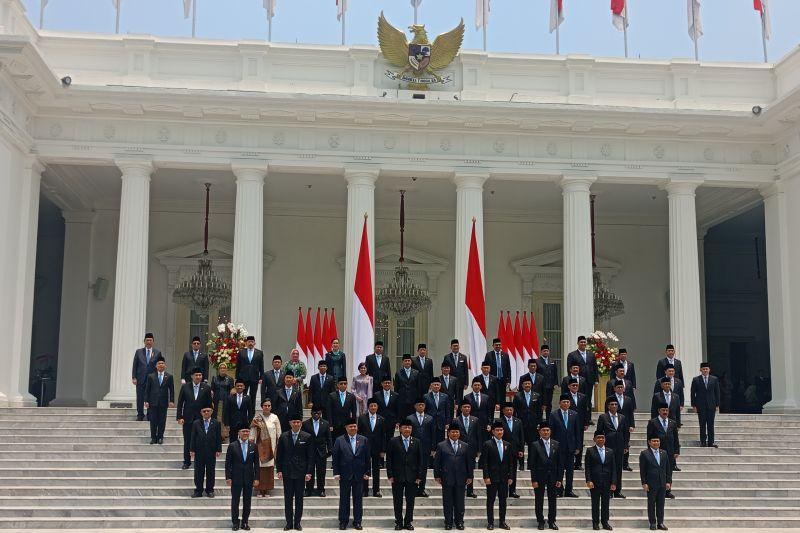  Presiden Prabowo Lantik Kabinet Merah Putih, Berikut 53 Nama yang Dilantik Setingkat Menteri