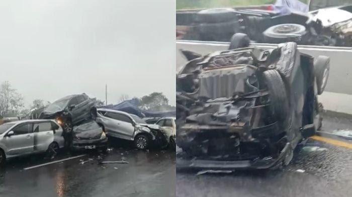  Evakuasi Kecelakaan Beruntun di Tol Cipularang Masih Berlangsung