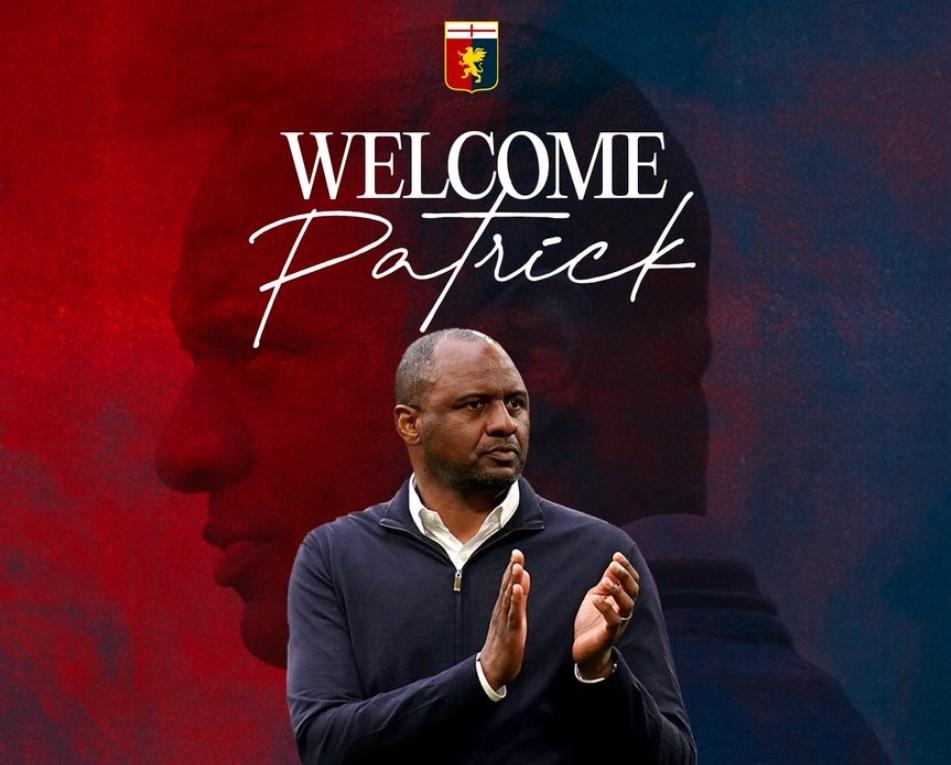  Patrick Vieira Resmi Jadi Pelatih Baru Genoa