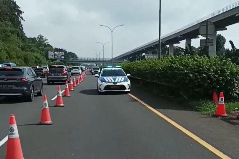  Diskresi Kepolisian, Lawan Arah Tol Jagorawi Arah Jakarta Diberlakukan