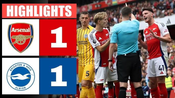  Arsenal Ditahan Imbang 1-1 Lawan Brighton, Gagal Pangkas Jarak dengan Liverpool