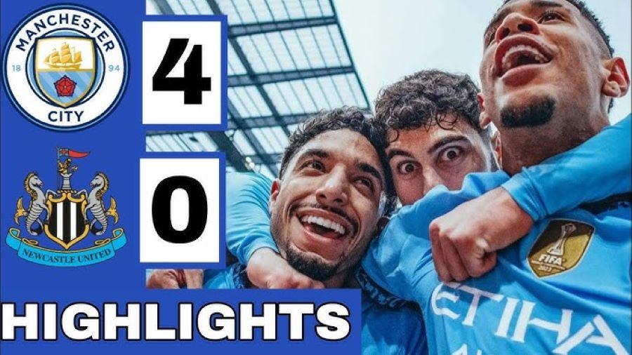  Manchester City Bantai Newcastle 4-0