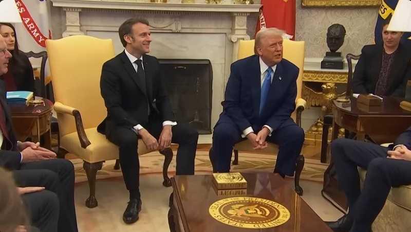  Trump, Macron Sepakat Eropa Ikut Biayai Upaya Perdamaian di Ukraina
