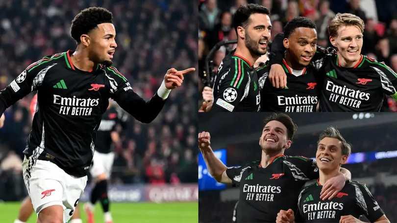  Arsenal Pesta Tujuh Gol di Markas PSV Eindhoven