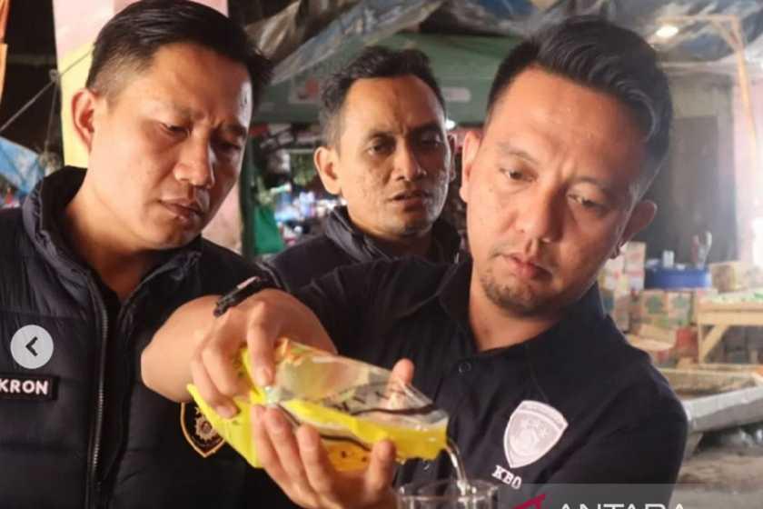  Polres Sukabumi Kota Temukan MinyaKita yang Tidak Sesuai Ketentuan