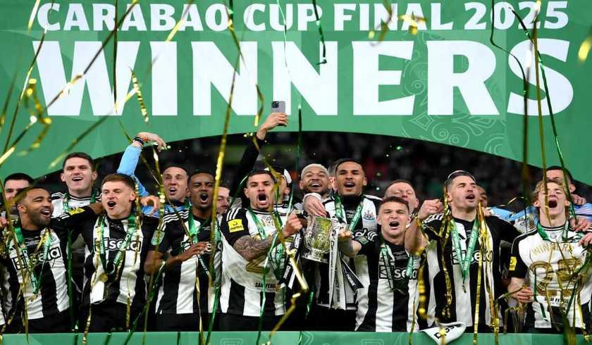  Tekuk Liverpool 2-1, Newcastle United Juarai Piala Liga Inggris 