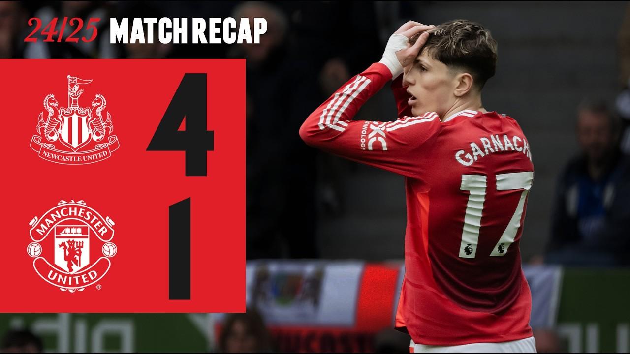  Manchester United Kalah Telak 1-4 dari Newcastle United