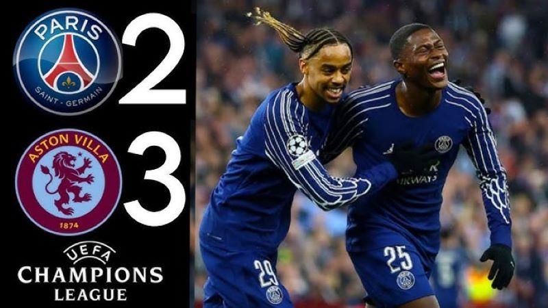  PSG ke Semifinal Liga Champions Setelah Menang Agregat 5-4 Atas Aston Villa