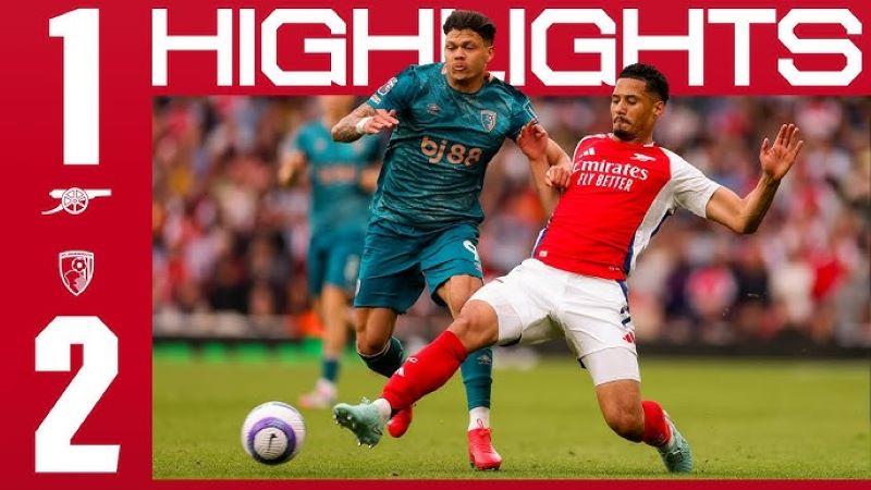 Arsenal Tumbang 1-2 dalam Laga Lawan Bournemouth