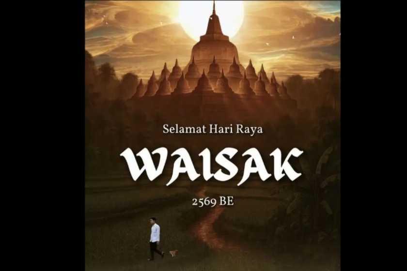  Waisak 2025, Wapres Gibran Ajak Masyarakat Perkuat Kasih dan Toleransi