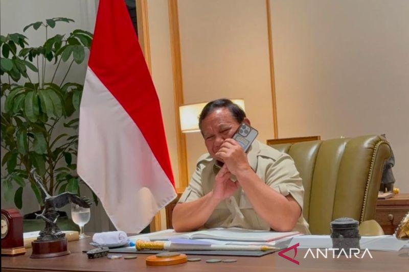  Presiden Prabowo Terima Telepon dari Presiden AS Donald Trump