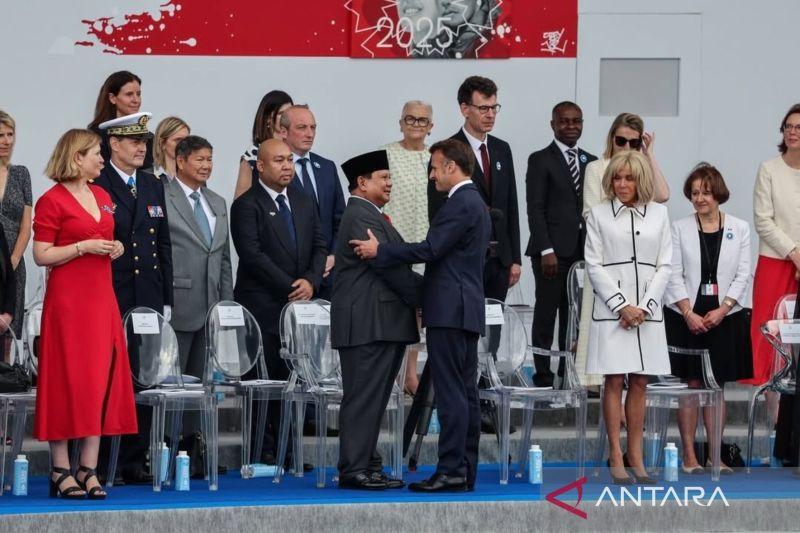  Macron Bangga Kontingen TNI Berparade di Hari Bastille, Sebut Prabowo Sahabat