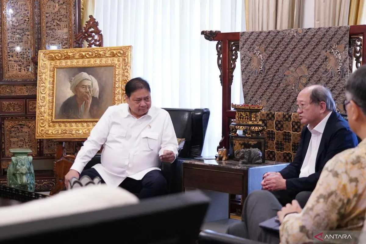  Airlangga Ajak Temasek Perluas Investasi di Indonesia, Fokus ke Energi Hijau dan Startup