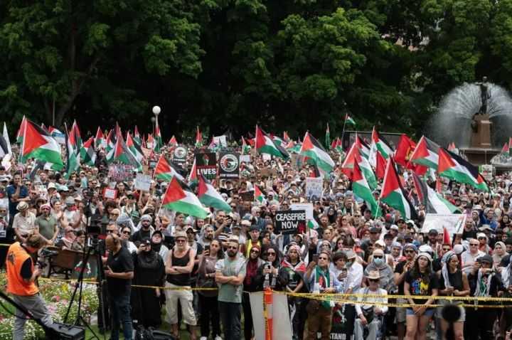  Ribuan Warga Australia Gelar Aksi Damai di Sydney, Serukan Gencatan Senjata di Gaza