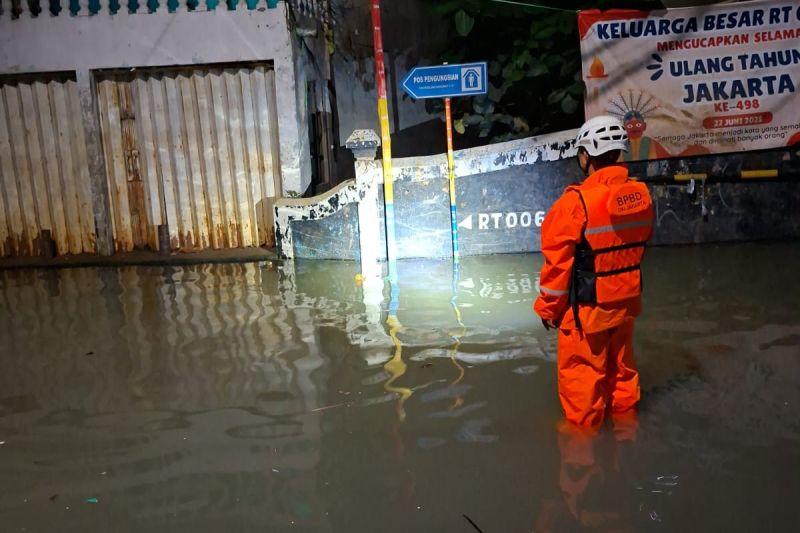  Sebanyak 16 RT di Jakarta Timur Terendam Banjir akibat Luapan Kali Ciliwung