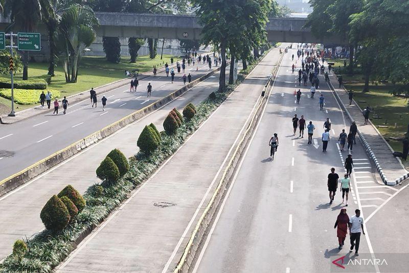  Kondisi Jakarta Berangsur Pulih, Car Free Day Berjalan Normal