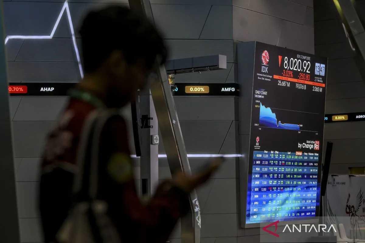  IHSG Turun di Tengah Tekanan Global, Pasar Tunggu Data Ekonomi Kuartal III