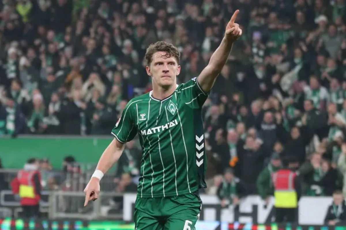  Werder Bremen Tumbangkan Wolfsburg 2-1 Lewat Gol Dramatis di Injury Time