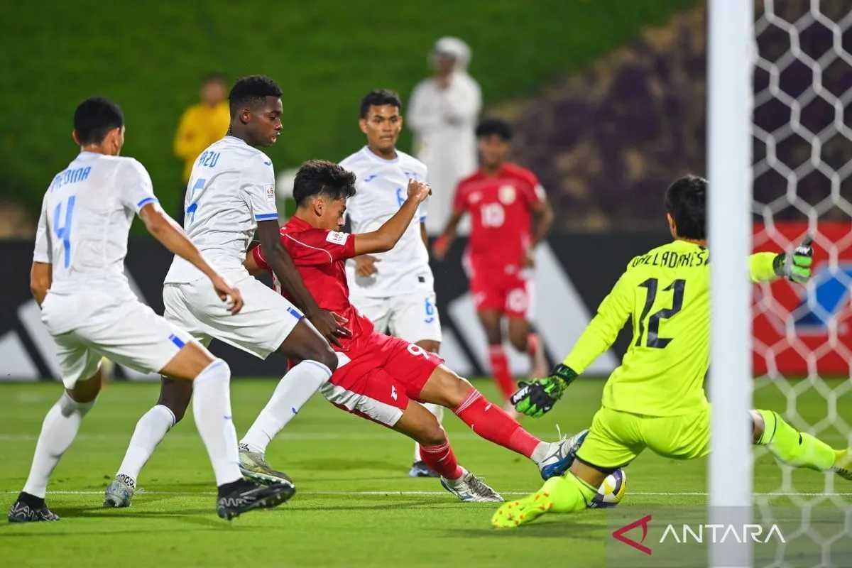  Indonesia Tampil Menekan, Tapi Babak Pertama Lawan Honduras U-17 Berakhir tanpa Gol