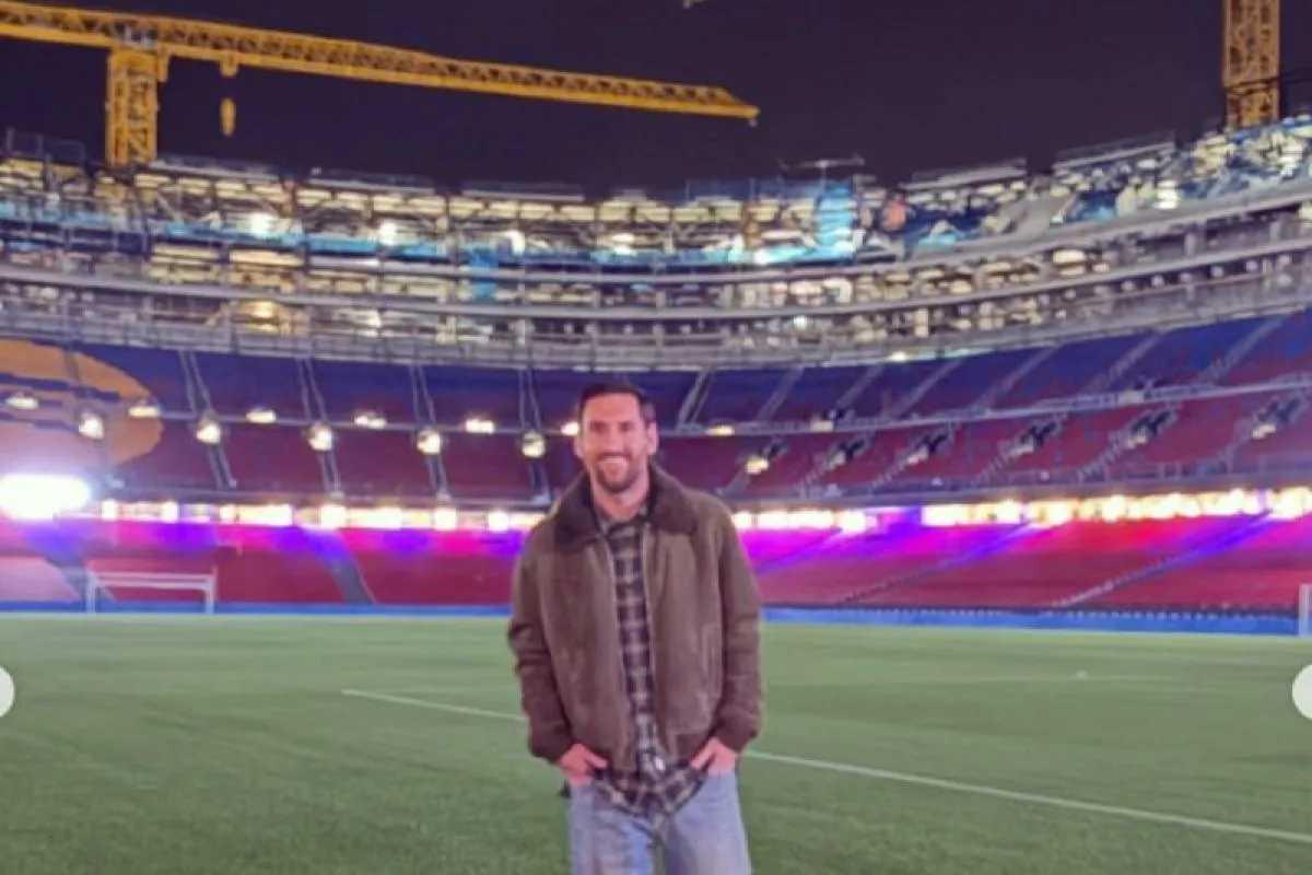  Messi Kembali ke Camp Nou, Isyarat Pulang ke Barcelona?