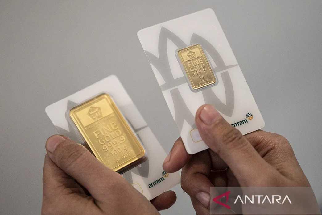  Harga Emas Antam Turun Lagi Hari Ini, Jadi Rp 2.341.000/Gram