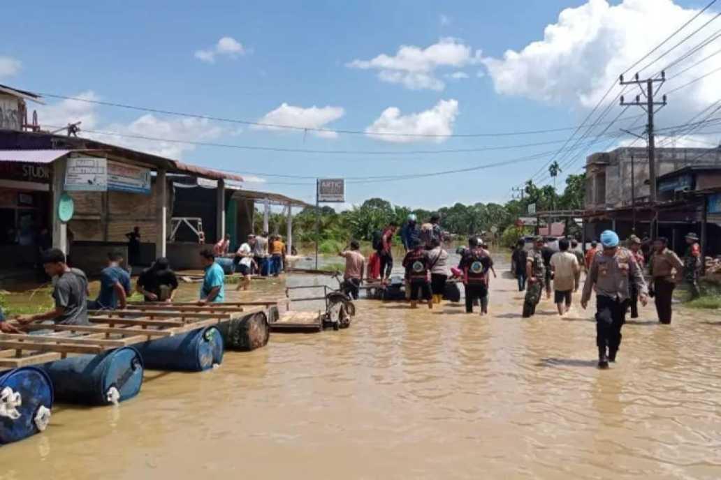  Akses Aceh–Sumut Lumpuh Total, Sungai Lae Soeraya Meluap di Aceh Selatan