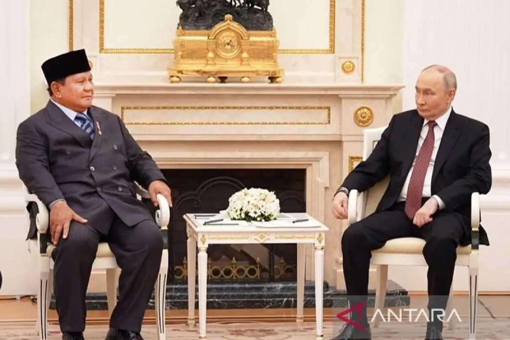  Prabowo–Putin Bahas Bebas Visa dan Penguatan Kerja Sama Indonesia–Rusia di Kremlin