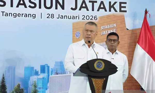  Menhub Resmikan Stasiun Jatake, Perkuat Transportasi Massal Berbasis Kawasan di Tangerang