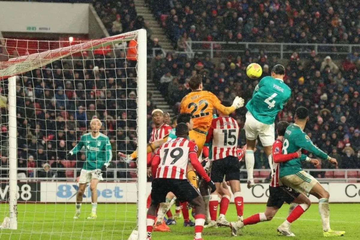  Gol Van Dijk Bawa Liverpool Kalahkan Sunderland 1-0 di Liga Inggris