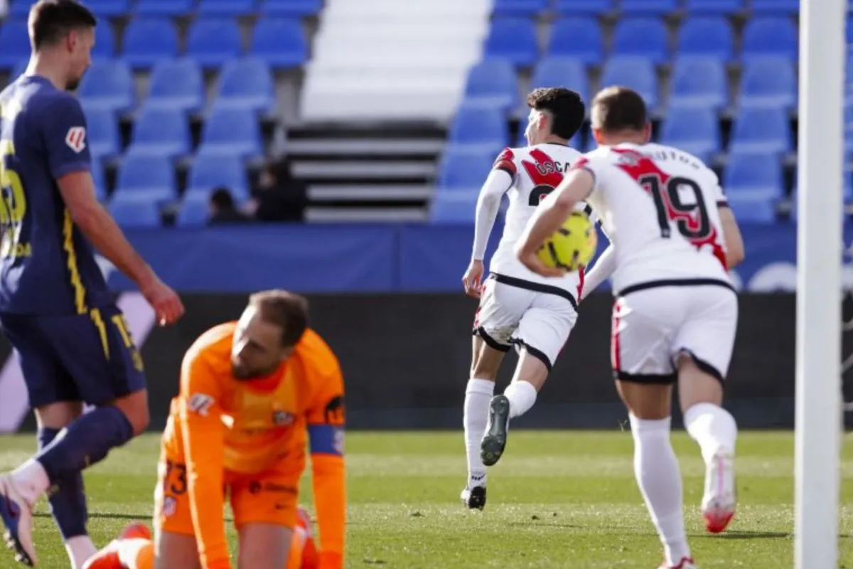  Rayo Vallecano Permalukan Atletico Madrid 3-0 di Pekan ke-24 La Liga