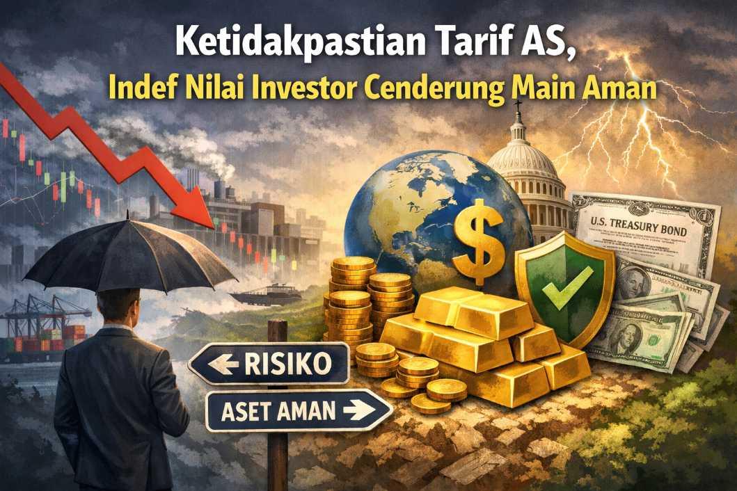  Ketidakpastian Tarif AS, Indef Nilai Investor Cenderung Main Aman