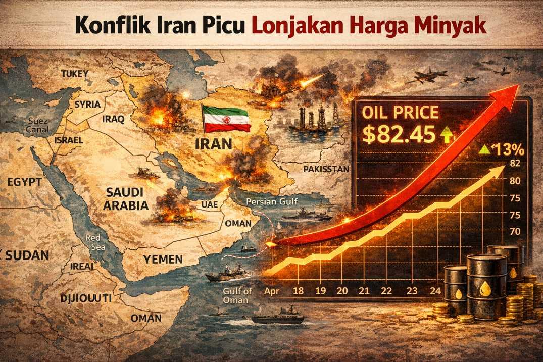 Geopolitik Memanas: Harga Minyak $80, Dubai Tertekan, AI dan Tarif AS Ikut Bergolak