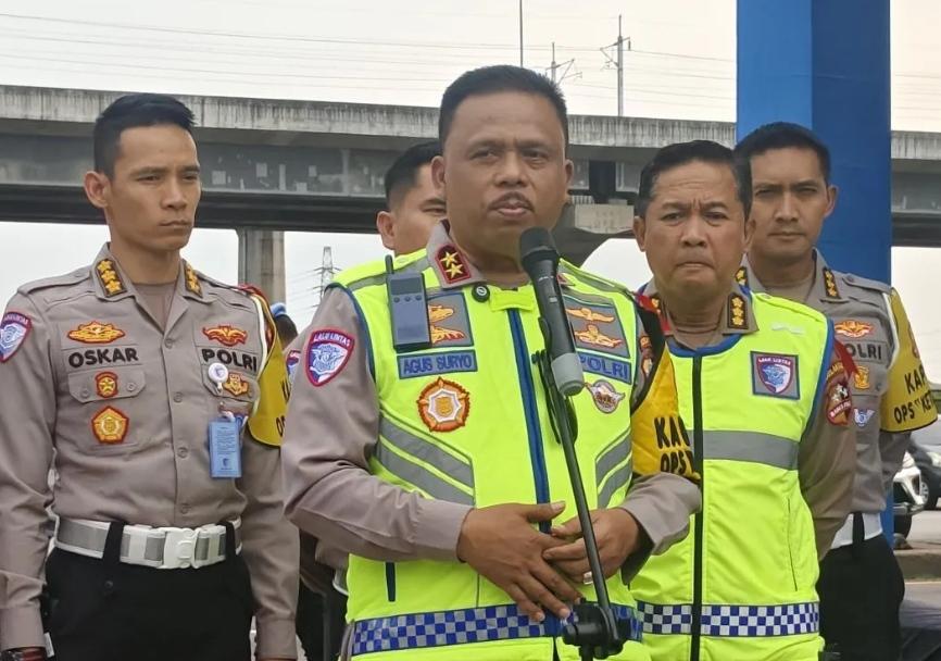  Volume Kendaraan Tembus 270 Ribu, Tol MBZ Sempat Ditutup Sementara