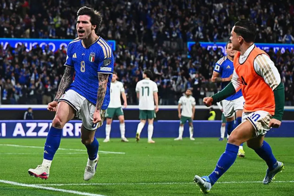 Italia Menang 2-0 atas Irlandia Utara, Asa ke Piala Dunia 2026 Masih Terjaga