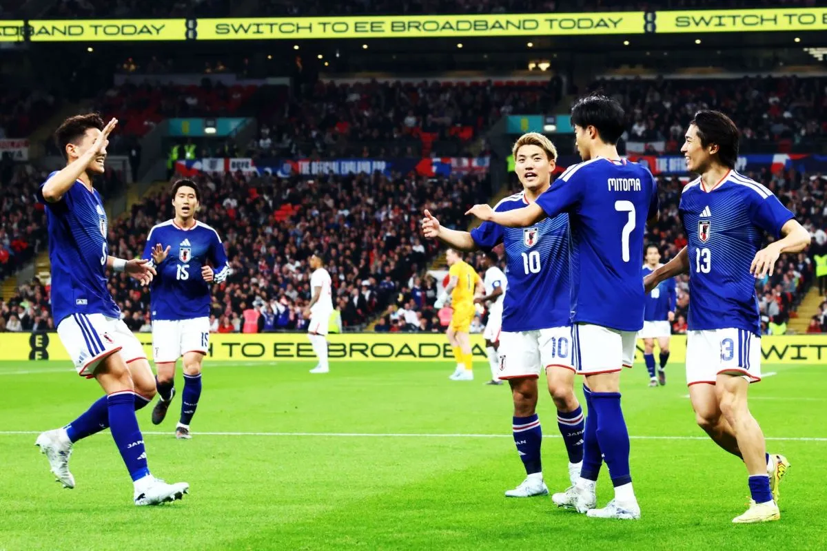  Jepang Tumbangkan Inggris 1-0 di Wembley