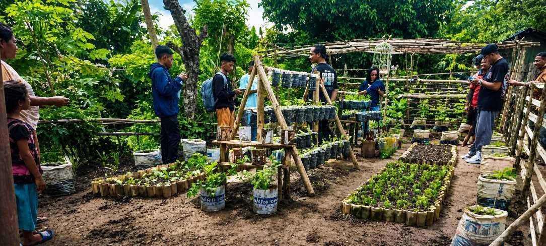  YFMG Hidupkan Pekarangan Warga Maumolo: Dari Lahan Kosong Jadi Sumber Pangan Mandiri