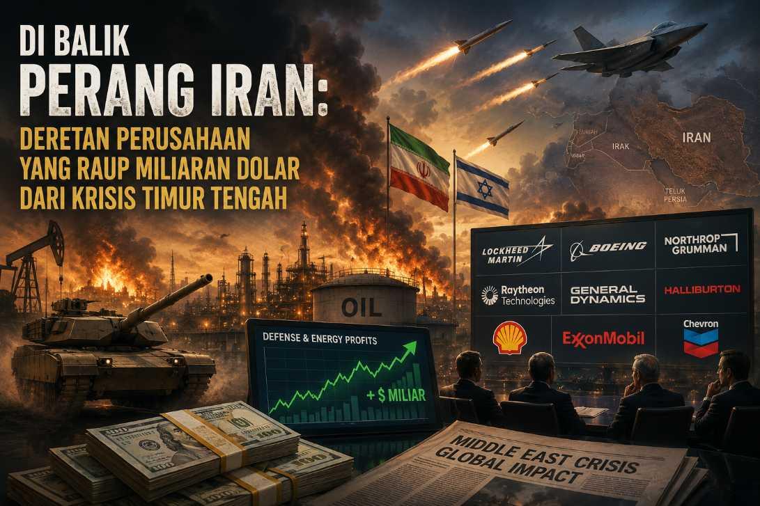  Di Balik Perang Iran: Deretan Perusahaan yang Raup Miliaran Dolar dari Krisis Timur Tengah