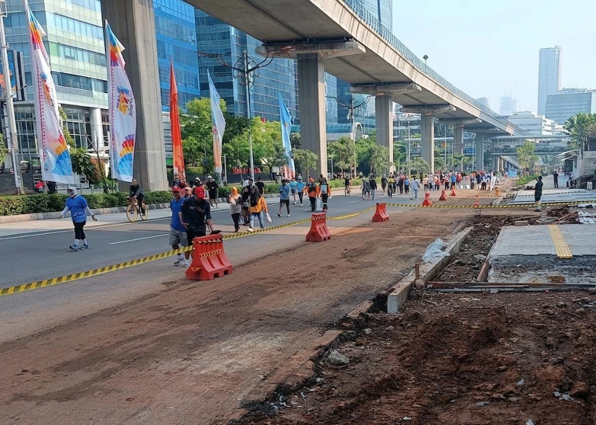  CFD Rasuna Said Diserbu Warga di Hari Pertama, Antusiasme Tinggi Sejak Pagi