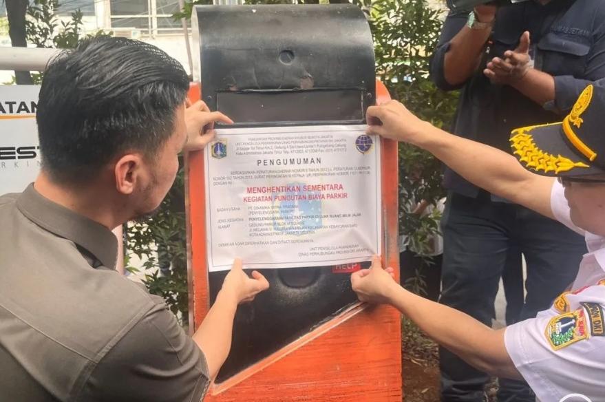  Parkir Ilegal Blok M Square Disegel, DPRD DKI Kejar Kebocoran Pendapatan Daerah