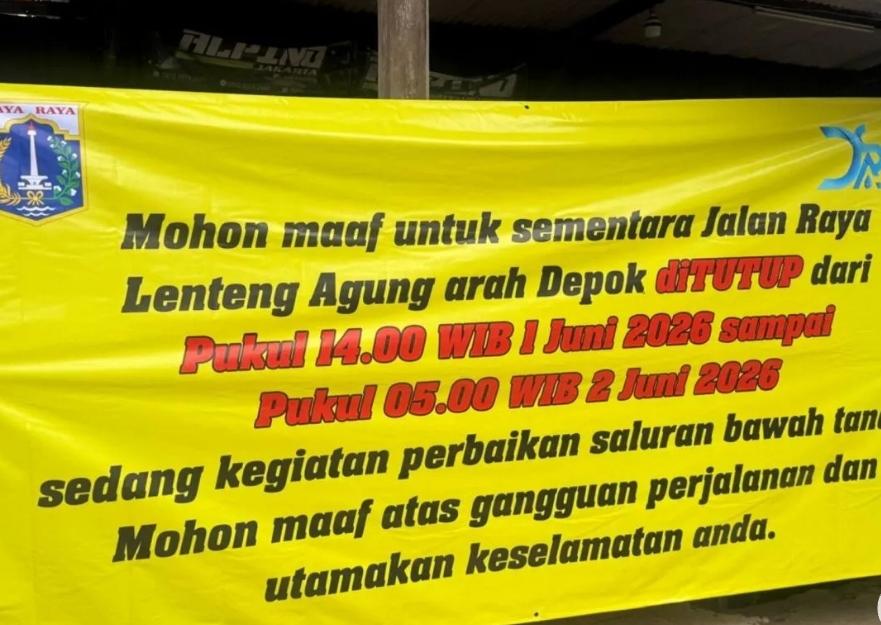  Jalan Lenteng Agung Ditutup Sementara, Transjakarta Pangkas Rute 4B dan D21
