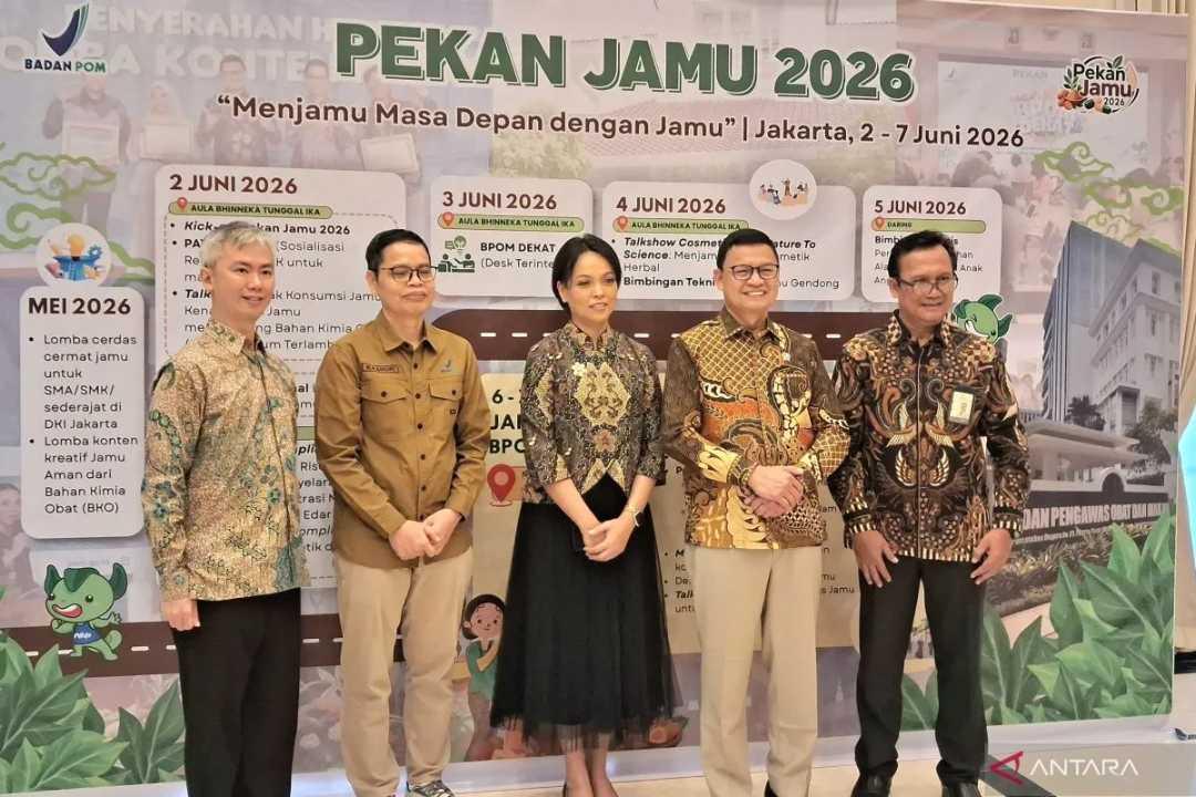  Nilai Ekonomi Jamu Tembus Rp1,2 Triliun, BPOM Dorong Inovasi Herbal Indonesia ke Pasar Global