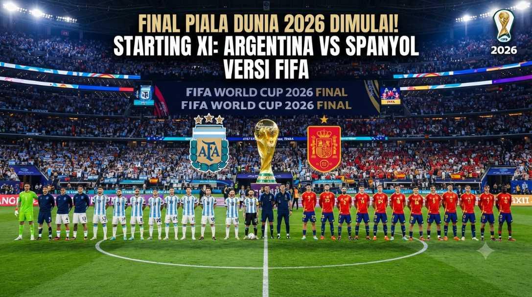  Susunan Pemain Argentina vs Spanyol: Messi dan Yamal Siap Bentrok di Final Piala Dunia